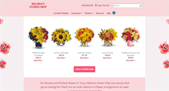 Desktop Screenshot of melissasflowertracy.com